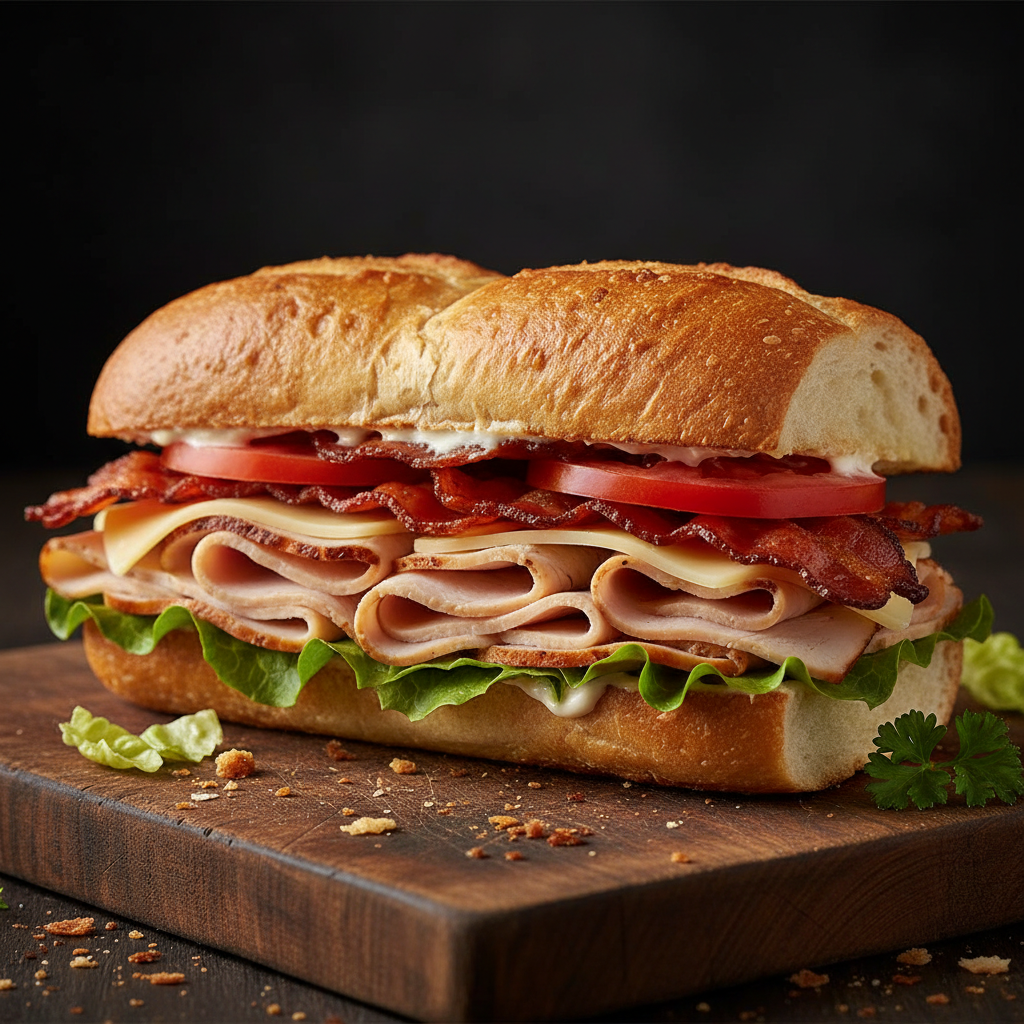 Turkey Club Hoagie